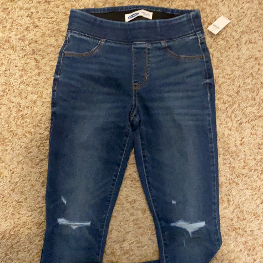 Old Navy Rockstar Mid Rise Superskinny Jeggings, size 4